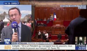 Congrès à Versailles: Bruno Retailleau explique pourquoi il a boycotté le déjeuner mais pas le discours du président