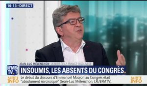 Mélenchon: "Si Macron se prend une bâche aux européennes, par dignité, il pourrait partir"