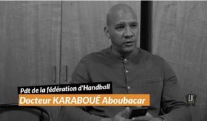 Handball : Le Président Karaboué indigé par le refus du visa à l'équipe nationale, fait le bilan de la saison.