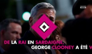 George Clooney blessé dans un accident de scooter en Italie