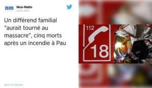 5 morts dans un incendie à Pau.