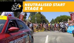 Départ fictif / Neutralised start - Étape 4 / Stage 4 - Tour de France 2018