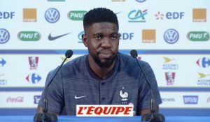 Umtiti «Ne pas laisser jouer la Croatie» - Foot - CM 2018 - Bleus