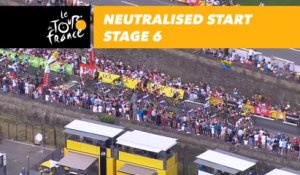 Départ fictif / Neutralised start - Étape 6 / Stage 6 - Tour de France 2018