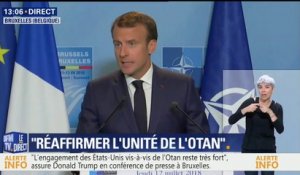 Passer de 2 à 4% du PIB pour financer l'Otan ? "Je ne sais pas si c'est une bonne mesure", affirme Emmanuel Macron
