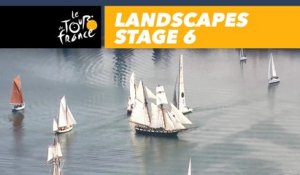Paysages du jour / Landscapes of the day - Étape 6 / Stage 6 - Tour de France 2018