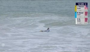 Adrénaline - Surf : Coco Ho with an 8.1 Wave vs. L.Peterson, M.Manuel