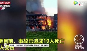 Chine : 19 morts et 12 blessés dans une explosion d'usine chimique (vidéo)