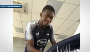 Ousmane Dembélé, le nouveau kiné de l’Équipe de France !