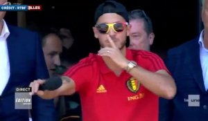 Eden Hazard met l'ambiance à Bruxelles