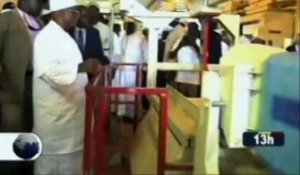 ORTM / Inauguration de l’usine d’égrainage de coton par le président Ibrahim Boubacar Keita  à Kadiolo