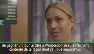 Wimbledon - Kerber : "J’ai toujours rêvé de ce moment"
