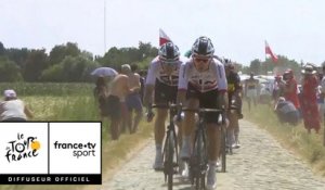 Tour de France 2018 : Grosse accélération de la Team Sky dans le peloton !