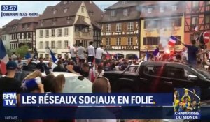 Clapping, klaxons, chants… vos images de célébrations partout en France après la victoire des Bleus