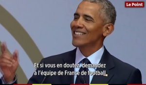 Barack Obama salue la diversité de l'équipe de France de football