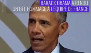 Obama a salué la belle diversité de l'équipe de France de foot