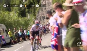 Tour de France 2018 : Alaphilippe en feu passe en tête de la Montée de Bisanne !
