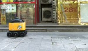 Comme sur des roulettes, le robot livreur débarque en Chine