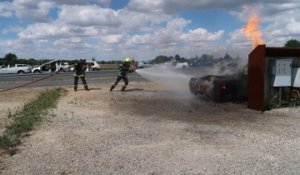 VIDEO. Formation incendie à Vineuil pour des pompiers volontaires