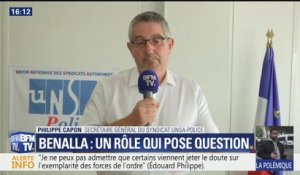 "Les CRS n'ont rien à se reprocher", réagit Unsa-Police, "ils ne connaissaient pas la qualité d'observateur de Benalla"