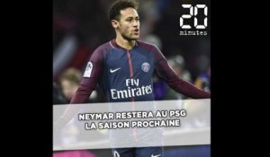 Neymar annonce qu'il reste au PSG