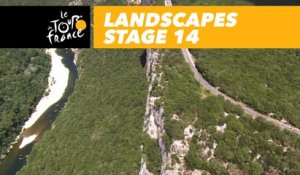 Paysages du jour / Landscapes of the day - Étape 14 / Stage 14 - Tour de France 2018