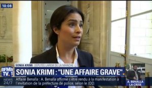 Affaire Benalla: "C'est une affaire grave",  affirme Sonia Krimi, députée LaREM