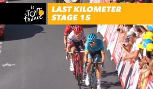 Last kilometer / Flamme rouge - Étape 15 / Stage 15 - Tour de France 2018