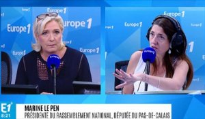 Affaire Benalla : "Le risque, c’est que monsieur Collomb serve de fusible dans cette affaire", estime Marine Le Pen