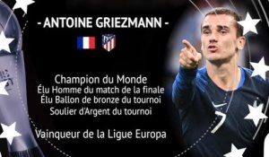 The Best FIFA Awards - Griezmann, Mbappé et Varane en lice pour le titre de meilleur joueur