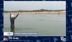 Le fils d'Anne Hidalgo traverse la Manche à la nage à 16 ans !