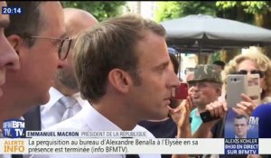 Affaire Benalla: "Je suis fier de l'avoir embauché à l'Élysée", réagit Emmanuel Macron
