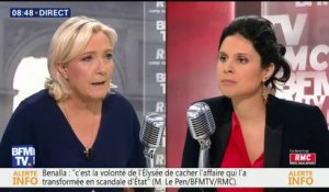Marine Le Pen "votera" les motions de censure contre le gouvernement après l'affaire Benalla