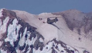 Atterrissage uniquement sur l'arrière d'un hélicoptère Chinook