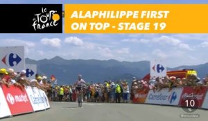 Alaphilippe premier au sommet / first on top of Col d'Aspin!  - Étape 19 / Stage 19 - Tour de France 2018