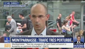 Montparnasse: "On ne pourra pas avoir de trafic normal demain", affirme le directeur général SNCF transilien