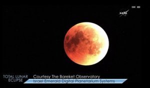 Eclipse de lune vue du monde entier ! Nasa 2018