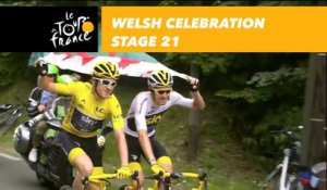 Fierté pour les Gallois / Welsh celebration - Étape 21 / Stage 21 - Tour de France 2018