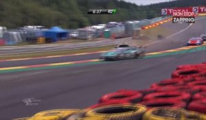 Belgique : une Lamborghini finit dans le public lors d'une course (vidéo)