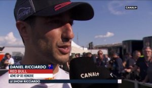 La réaction de Daniel Ricciardo