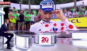 Tour de France 2018 : Les premiers mots de Julian Alaphilippe, meilleur grimpeur du Tour (vidéo)