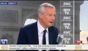 "Les grèves", "le prix du pétrole" et "le climat international" expliquent la croissance décevante au 2e trimestre, selon Bruno Le Maire