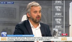 Les motions de censure "étaient le seul outil que nous avions", estime Alexis Corbière