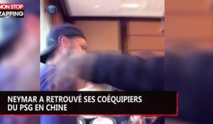 Neymar a retrouvé ses coéquipiers du PSG en Chine (vidéo)