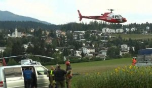 Suisse : les 20 passagers de l'avion militaire de collection qui s'est écrasé samedi sont tous morts