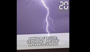 Après la canicule, les orages arrivent en France ce mardi