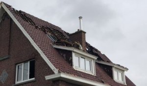 La foudre s'abat sur un toit d'une maison de Namur