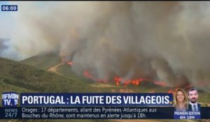 Dans le sud du Portugal, habitants et touristes sont évacués pour échapper aux feux