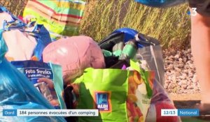 Gard : 184 personnes évacuées d'un camping