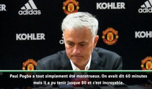 1e j. - Mourinho : "Pogba a été monstrueux"